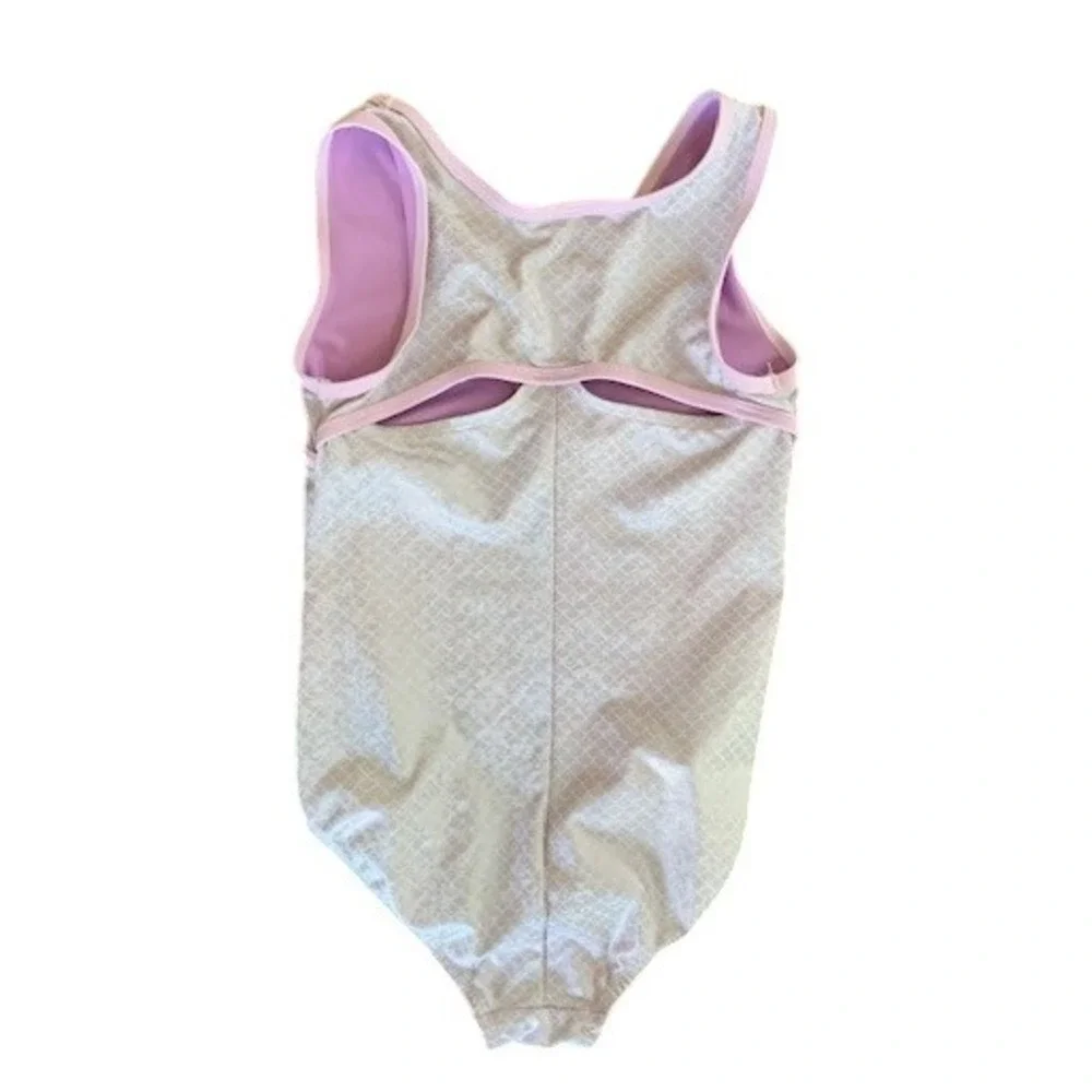 Kids Gymnastics‎ Leotards Bundle 3pc Rainbow Purple Blue Athletic Wear Size M